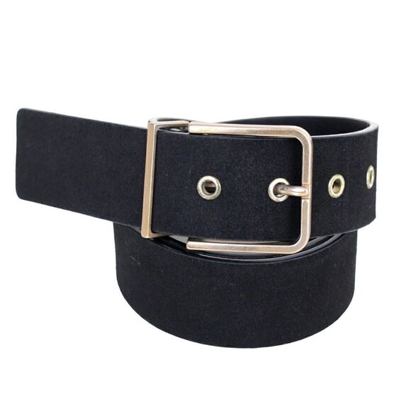 AllSaints BLACK GENUINE LEATHER SUEDE 1.5\